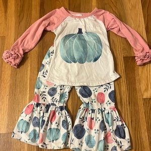 2T pumpkin outfit